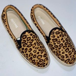 Soludos 7.5 tiger print hair sneakers. No box, pet/smoke free home